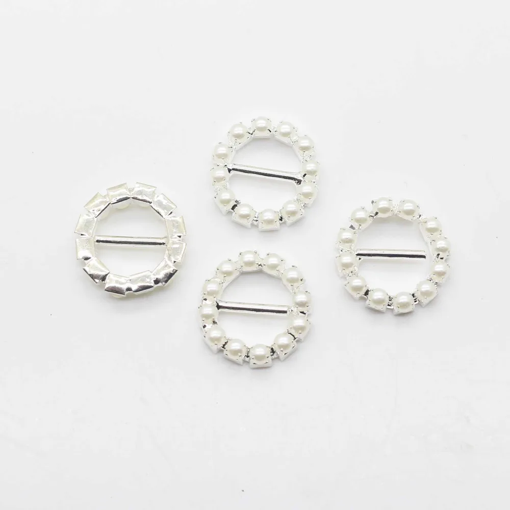 10 мм цветная Пряжка со стразами возможен смешанный дизайн жемчужная шт./лот