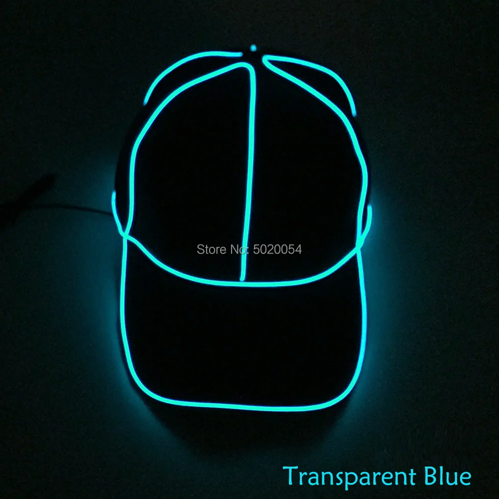 Модная бейсбольная кепка EL Wire s Gorras со светодиодной подсветкой, хип-хоп кепка на лето и весну, светильник, светящаяся Кепка для мужчин и женщин