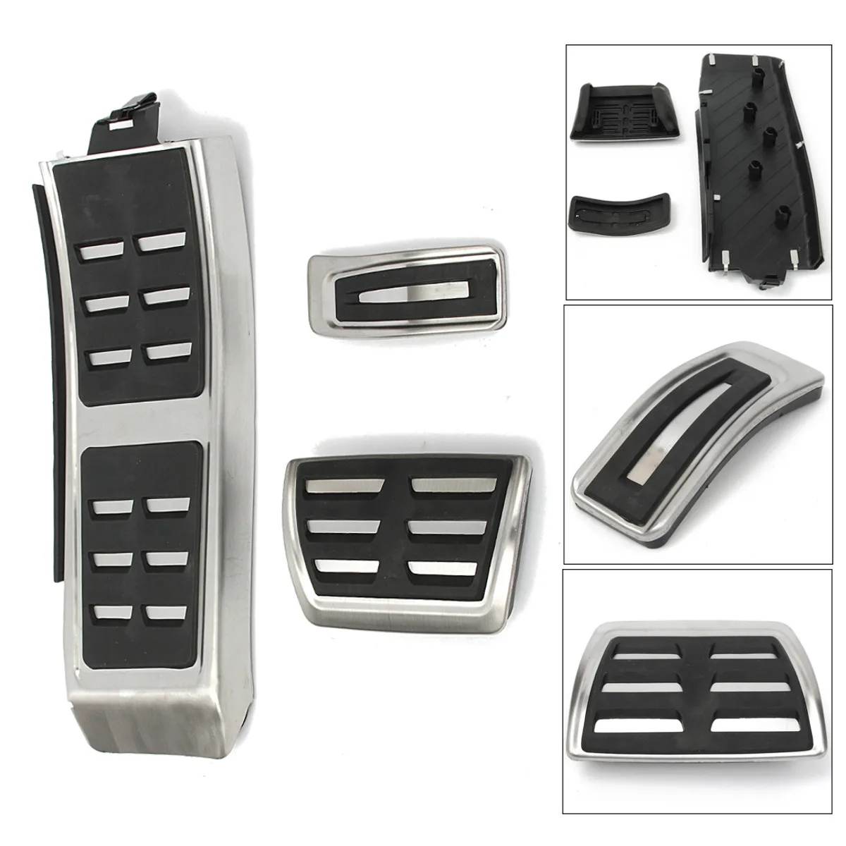 3 шт./компл. Спортивная подставка для ног топливный тормоз педаль Накладка AUDI A4 S4 A5