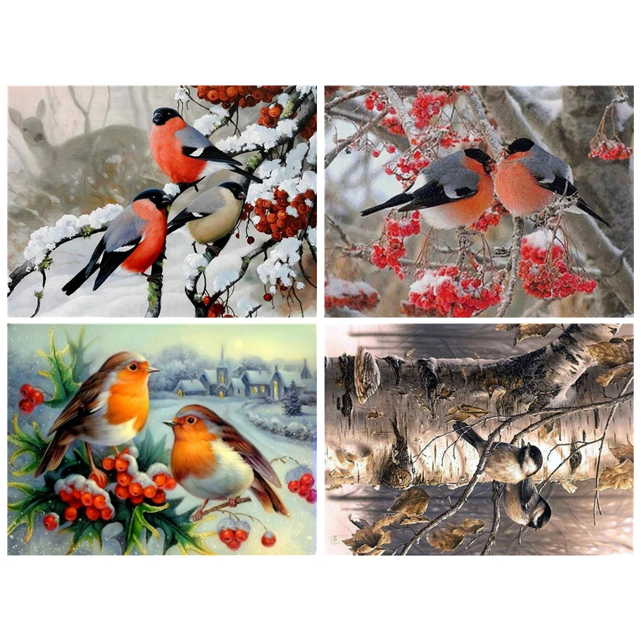Алмазная краска вышивка 5d Сделай Сам полная квадратная животные птица мозаика