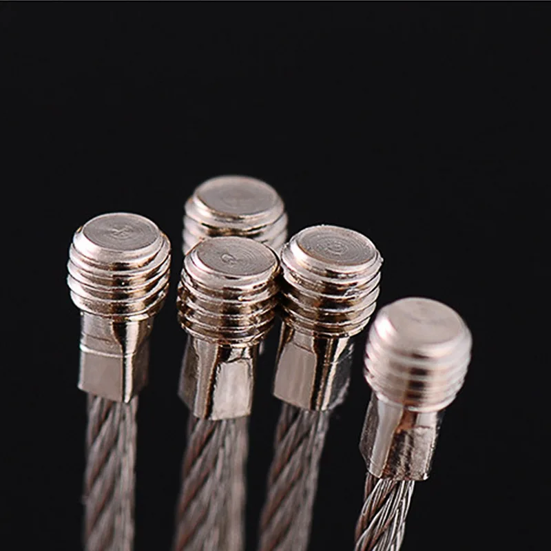 Keyring Key Chain Rings Cable Outdoor Hiking Keychains 10pcs Keychain Screw Locking Stainless Steel Wire Rope Holder | Инструменты
