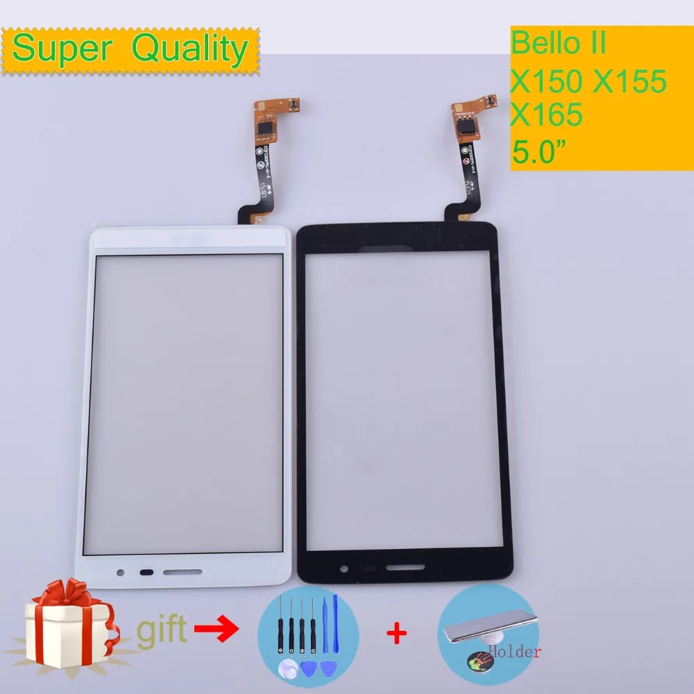 X165 для LG Bello II X150 X155 X165 сенсорный экран Сенсорная панель дигитайзер Переднее стекло Внешний объектив сенсорный экран без ЖК-дисплея