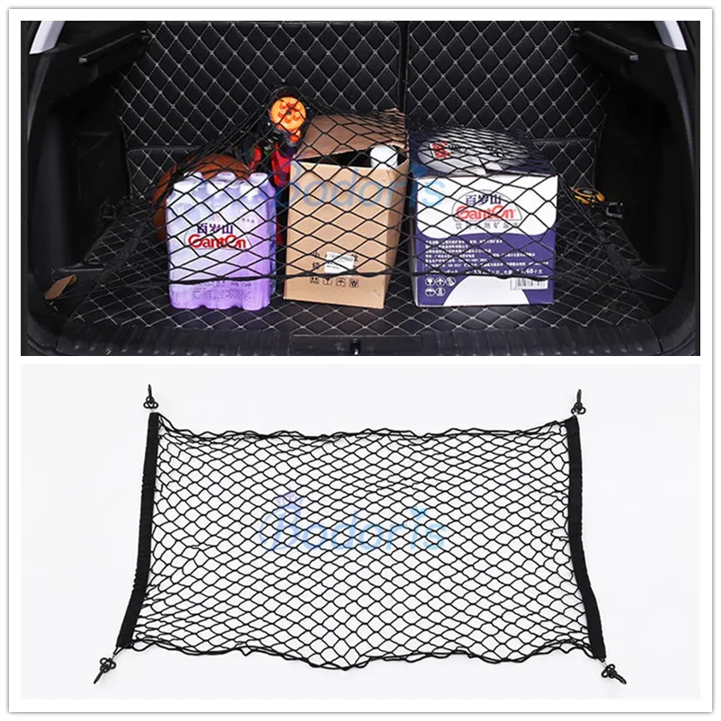 Rear Truck Storage Bag Luggage Nets Hook Organizer Dumpster Net For Toyota Jeep Renegade Grand Cherokee Compass Accessories | Автомобили и