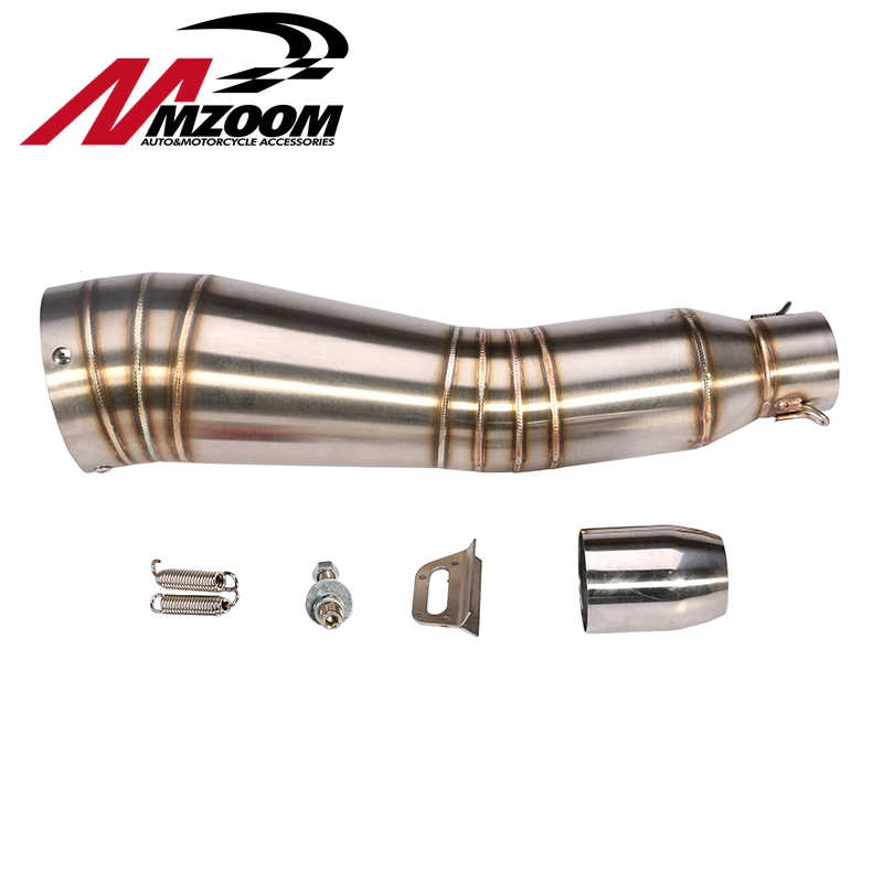 Mzoom Titanium Нержавеющая сталь 51 мм мотоциклетные слипоны GP выхлопной трубы Системы Глушители для автомобиля глушитель без наклейки