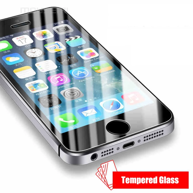 MOUSEMI Защитное стекло для Apple iPhone 5S 5 se защита экрана Ультра тонкая премиум пленка 9H