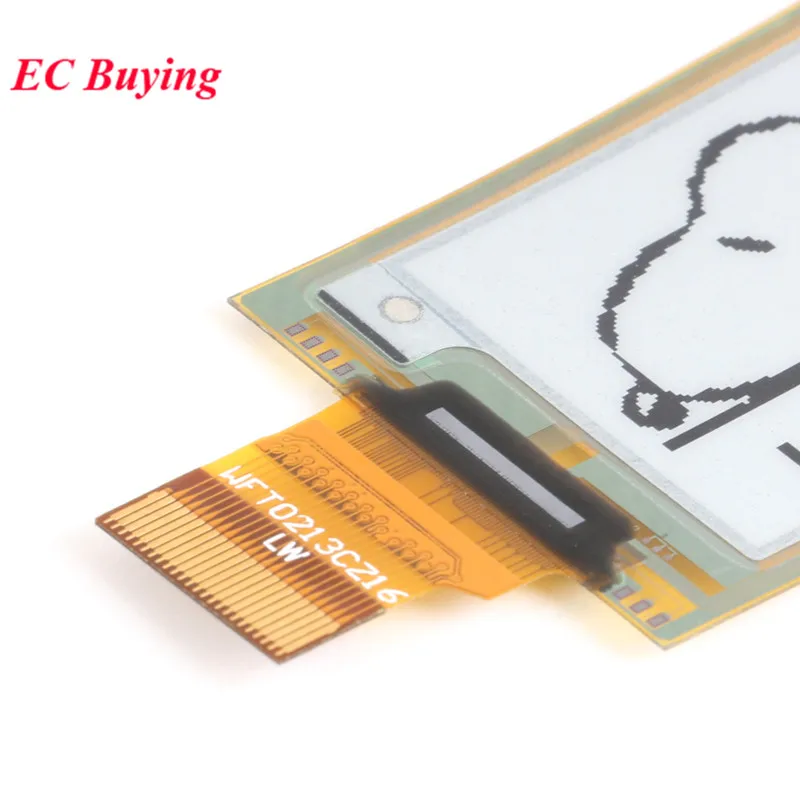 Waveshare 2 13 дюймовый гибкий модуль дисплея E Ink панель e Paper черный белый SPI интерфейс