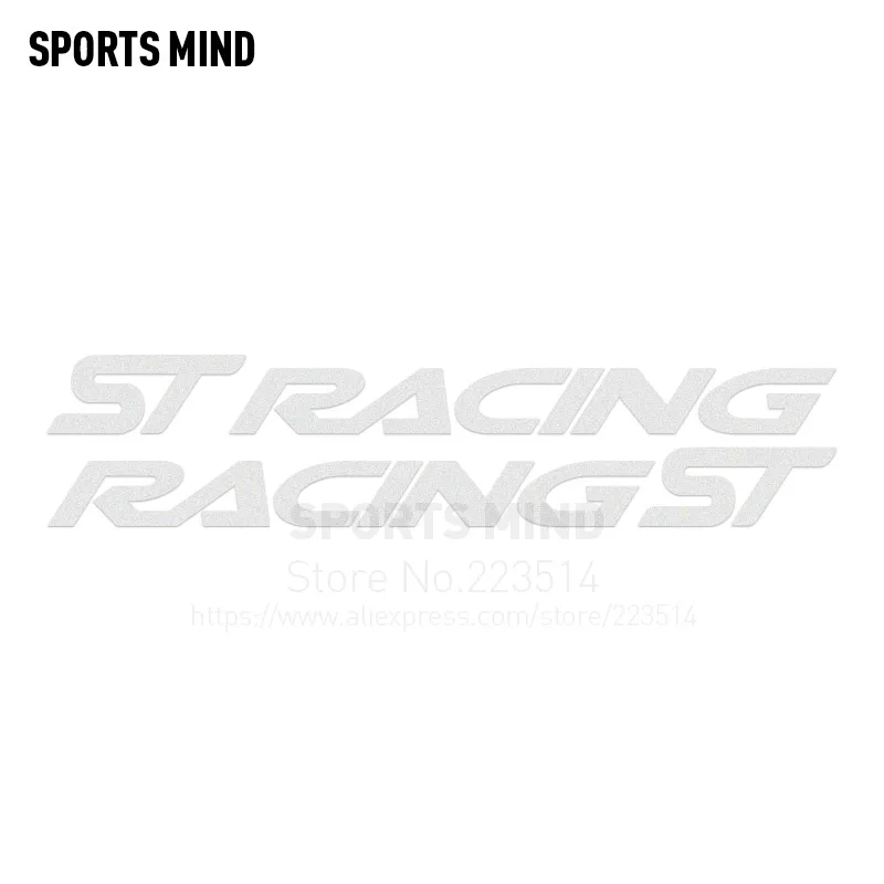 1 Pair SPORTS MIND ST RACING Car Body Stickers For Ford Focus BMW Honda Audi Mercedes Volkswagen Toyota Renault Accessories | Автомобили и