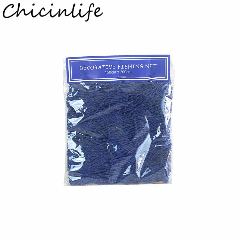 Chicinlife 1 Набор натуральная Рыбная сеть Морская звезда веревочная гирлянда стикеры