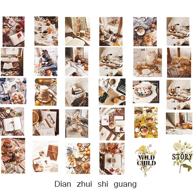Dian zhui shi guang 60 шт./компл. Ins Стиль Стикеры s Творческий Цвет серии украшения клейкой Стикеры Kawaii школьные принадлежности пуля аксессуары для журналов - Цвет: Dian zhui shi guang