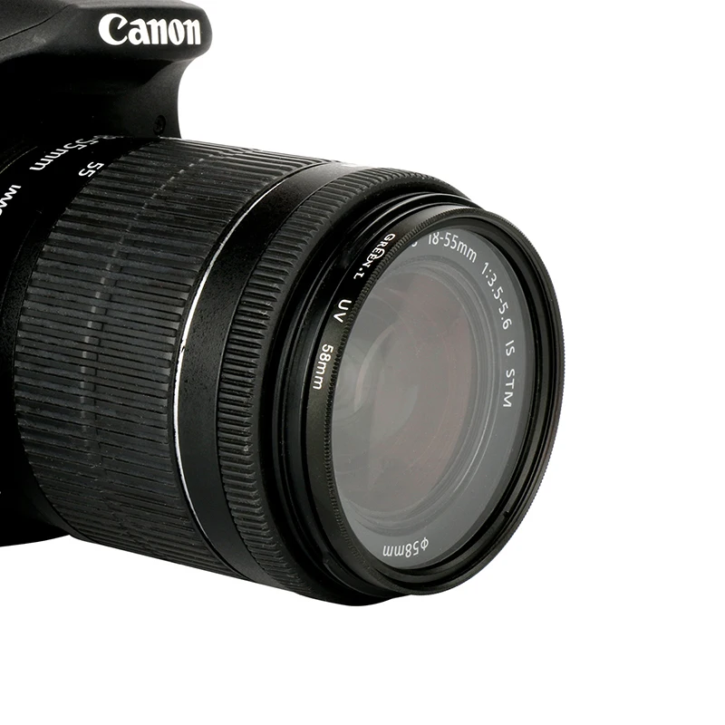 52 мм/58 мм УФ фильтр для объектива камеры Yongnuo YN50mm F1.8 камер Nikon D5300 D3300 D3200 Canon 650D 750D 5D