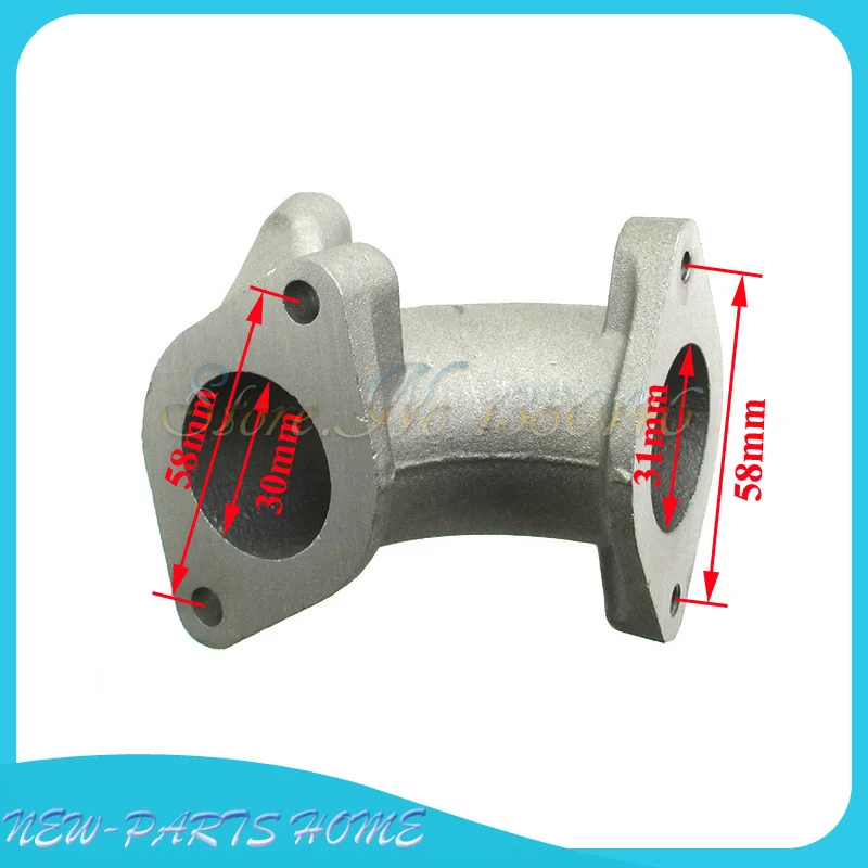 Впускной трубопровод для Zongshen Z190 190cc велосипед внедорожник Код двигателя №: ZS1P62YML