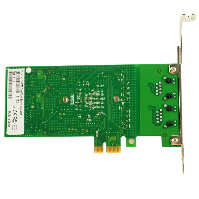 82576EB чипсет с двойным портом PCI E X4 гигабитный серверный адаптер NIC карта 1 Гбит/с
