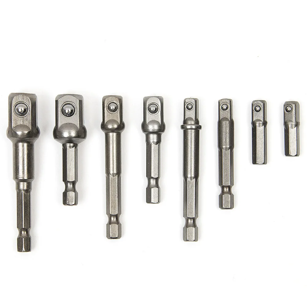 8 шт. гнездо адаптера удара шестигранный хвостовик сверла Мощность удлинитель 1/4