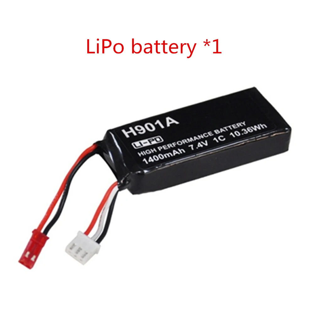 Оригинальный аккумулятор LiPo 7 4 В 1400 мАч для Hubsan H501A H501S H502S H107D FPV2 H123D передатчик