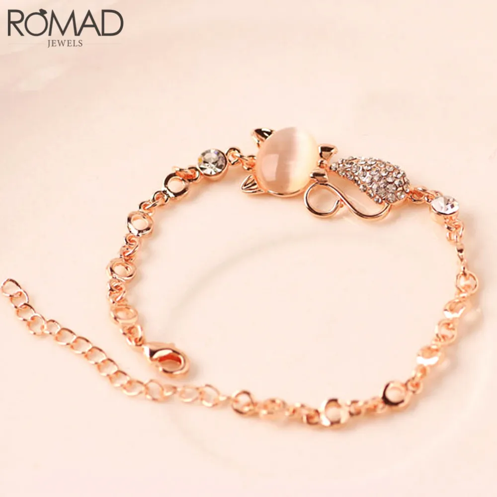 GS милый Кот Китти амулеты Браслеты для женщин Элегантный браслет из бисера