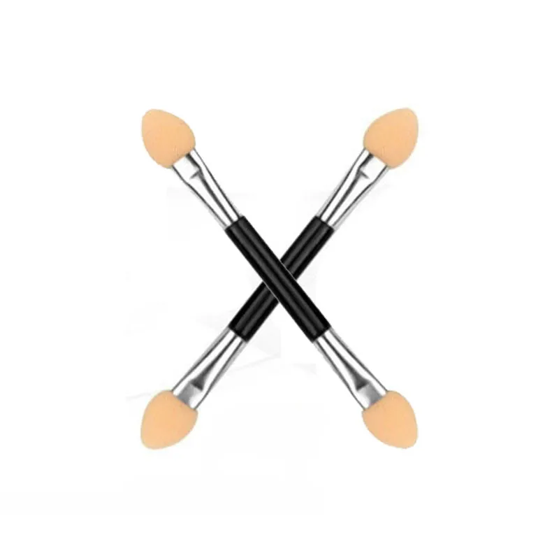 Fashion Design Make Up Tools 12Pcs Makeup Double-end Eye Shadow Eyeliner Brush Sponge Applicator Tool Natural Color Popular | Красота и