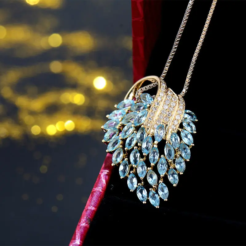 Loverjewelry однотонный кулон из 18 каратного желтого золота с натуральным бриллиантом
