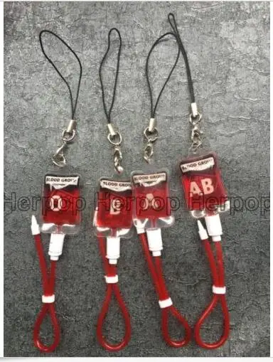 Новинка 50 шт. популярный брелок из ПВХ в виде крови для ключей камеры