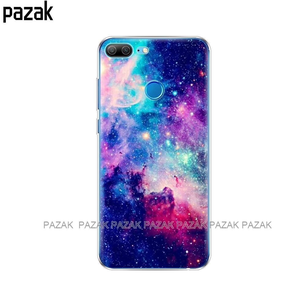 61443 Силиконовый чехол для huawei honor 9 honor 9 lite, чехол для телефона, мягкая задняя крышка из ТПУ, защитный прозрачный чехол с принтом облаков и неба - Цвет: 61443