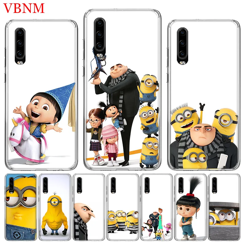 Специальный мягкий чехол для телефона с миньонами Gru Agnes huawei P30 P20 mate 20 10 Pro P10 lite P Smart