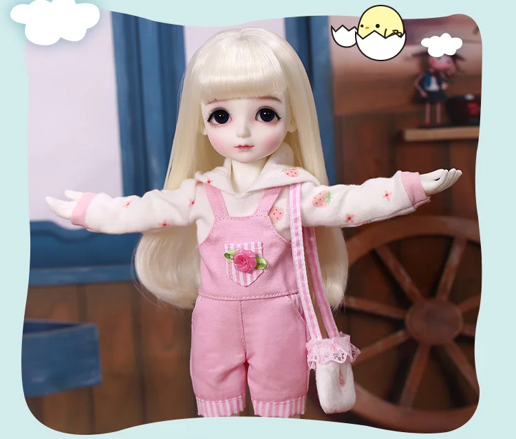 Новое прибытие Be With You клубника BJD кукла 1/6 Смола модель тела Дети Высокое качество магазин моды слаще девушка BWY