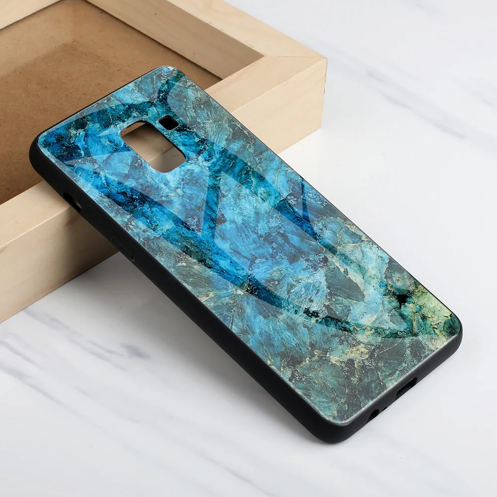 Чехол из мраморного стекла для Samsung Galaxy Note 9 8 S10 E S9 S8 Plus M10 M20 A7 A8 A9 J8 2018 J5 Prime J3 J7 2017 |
