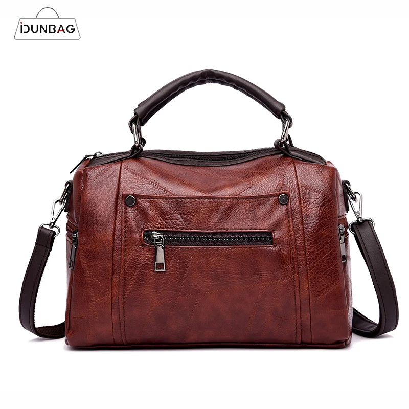 IDUNBAG новые женские классические кожаные роскошные сумки дизайнерские