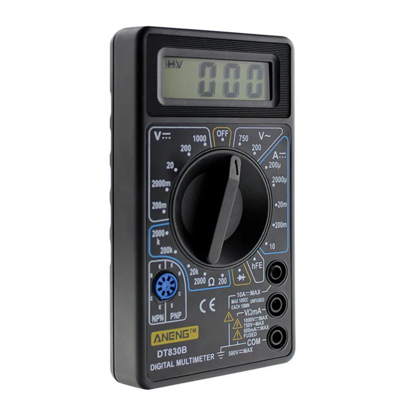 Цифровой мультиметр DT830B с ЖК дисплеем вольтметр Омметр амперметр ручной тестер
