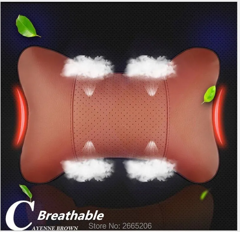 Подушка для автомобильного подголовника подушка сиденья из искусственной кожи