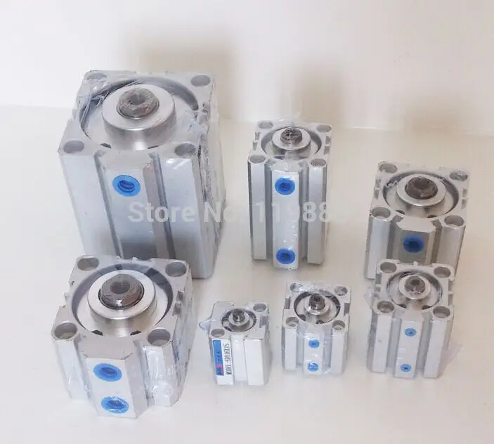 Цилиндры пневматические компактные из алюминиевого сплава 20 мм диаметр