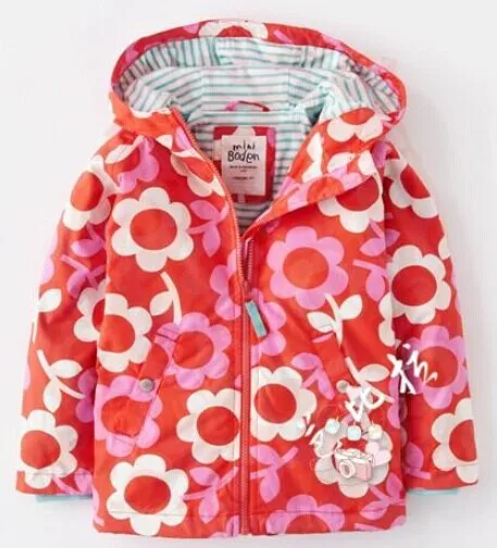 Children's clothing spring and autumn for mini female child print trench outerwear jacket outdoor | Детская одежда и обувь