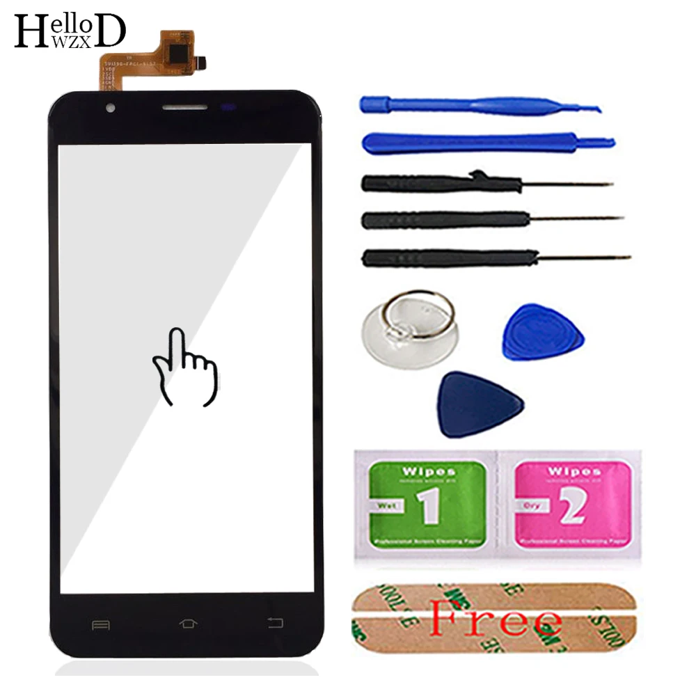 Сенсорный экран Переднее стекло для Oukitel U7 Pro сенсорный экран стекло дигитайзер панель сенсорный экран Объектив сенсор гибкий кабель инструменты клей