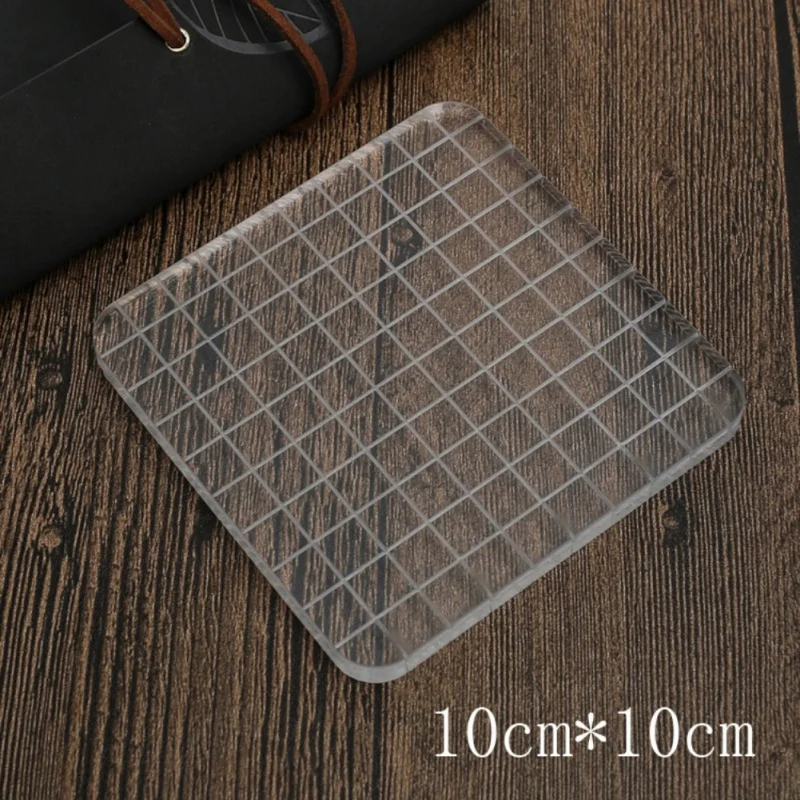 Скрапбук Stempel ремесла акриловый блок Pad для очистить резиновый штамп DIY скрапбук