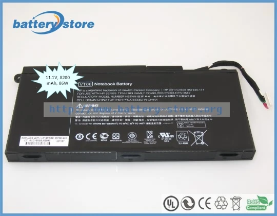 Новые оригинальные аккумуляторы для ноутбуков 657503-001 VT06086XL HSTNN-IB3F 657240-251 657240-171 17T-3000