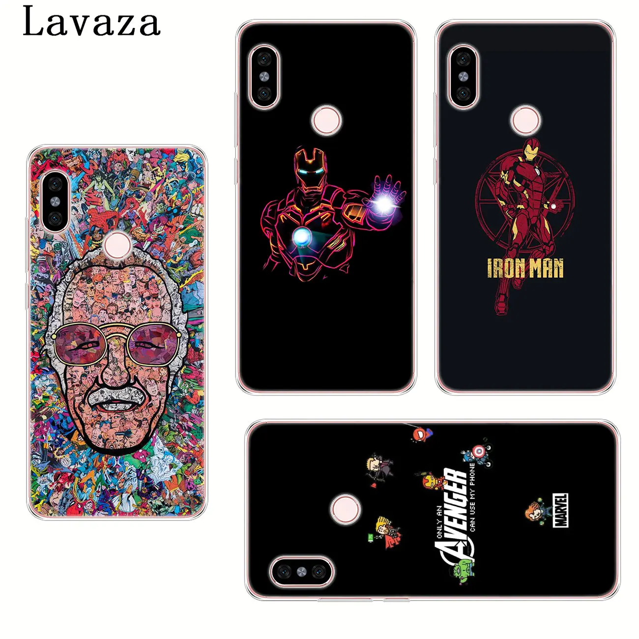 Твердый чехол для телефона Lavaza с человеком пауком Железным Marvel Xiaomi Redmi K20 8A 7A 6A Note 8