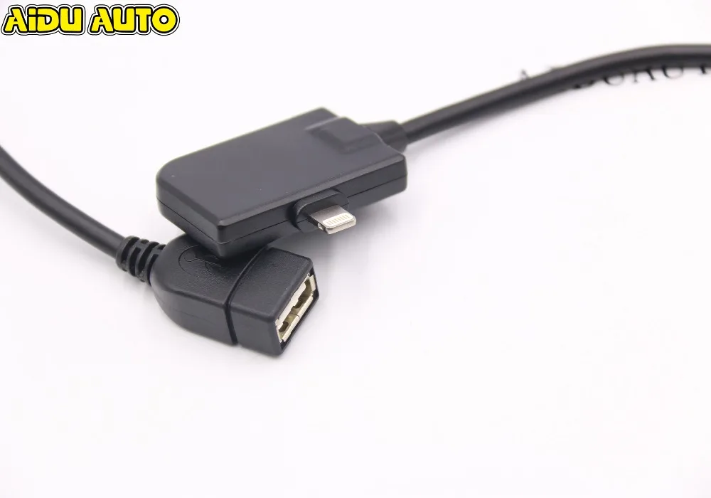 AMI MMI кабель для Iphone 5 5S 6 7 X Ipad Ipod Lightning & USB Audi A1 A3 A4 A5 A6 A7 A8L A6L Q5 Q7 Q3|Кабели адаптеры и