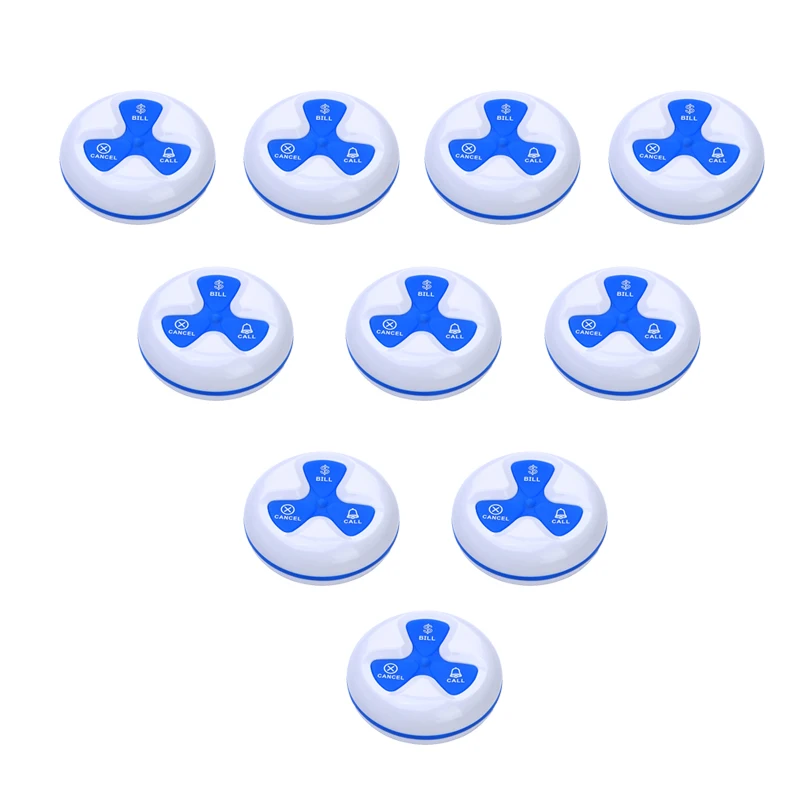 Вибрирующие часы с функцией вызова дешевая простая в эксплуатации система 10 шт.