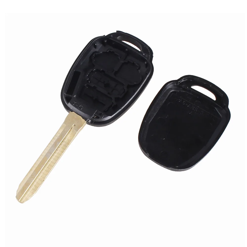 Сменный Чехол KEYYOU 10X с 2 кнопками и дистанционным управлением для Toyota Camry RAV4 Corolla Reiz