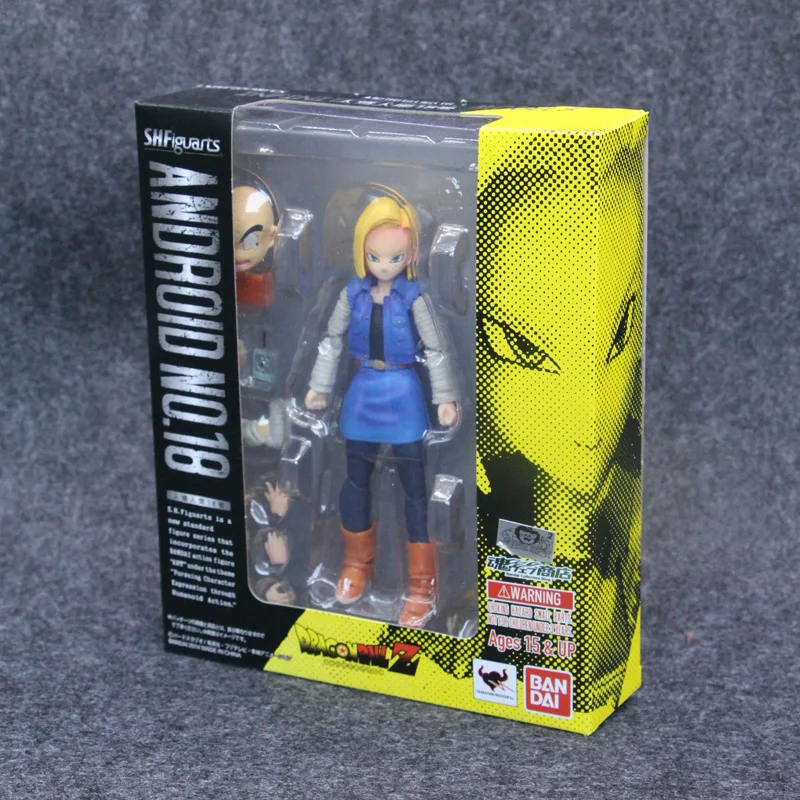 Оригинальные игрушки Dragon ball Z SHF Android No. 18 BJD Dragonball 14 см|Игровые фигурки и