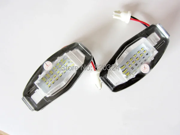 2X18SMD светодиодный светильник номерного знака белого цвета для HONDA CIVIC CITY LEGEND ACCORD