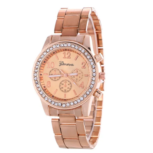 

Reloj mujer Женева классические роскошные стразы часы для женщин модные женские часы kadin качай для женщин часы женские часы