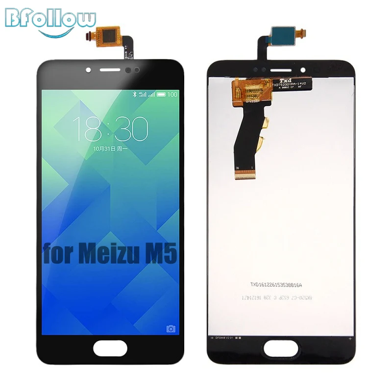 BFOLLOW LCD дисплей для Meizu M5/M5S AAA экран дигитайзер сборка бесплатная рамка стикер