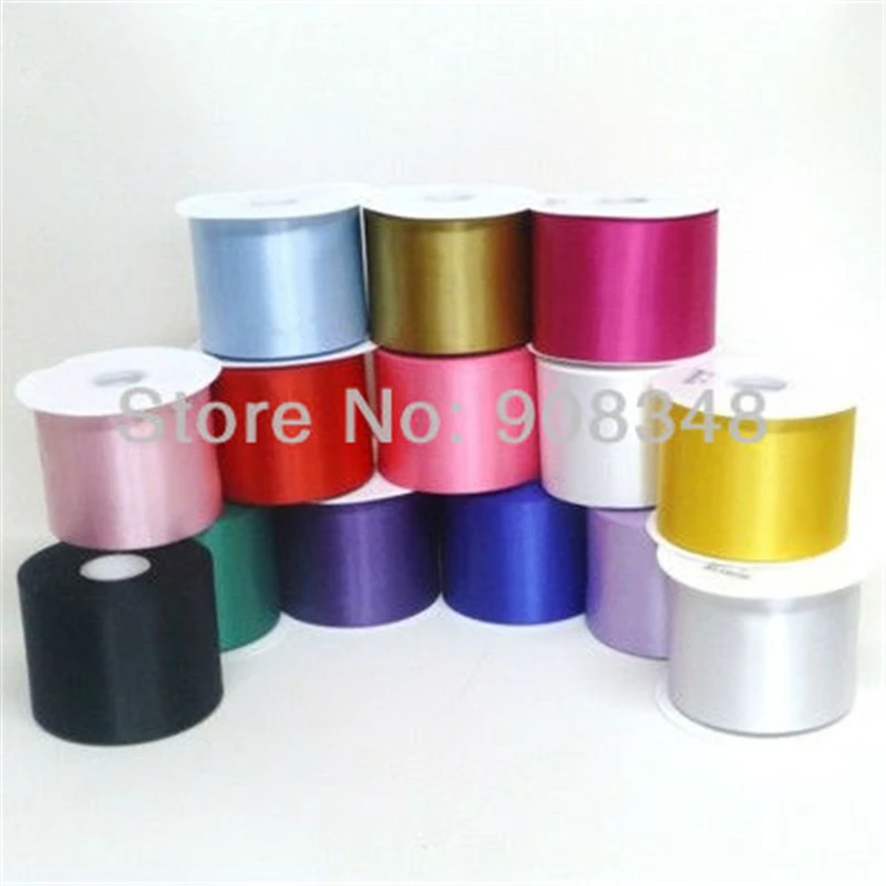 4 '颼 мм 100% полиэстер однолицевая однотонная атласная бархатная тесьма|satin