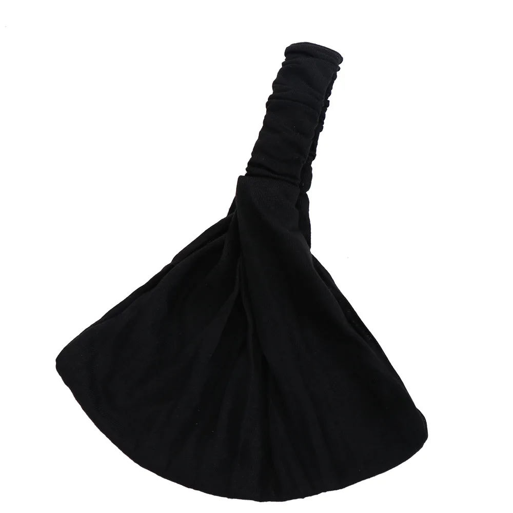cotton headband Новое поступление, модные женские мягкие шерстяные плетеные повязки на голову, милые теплые головные уборы для девушек, женские корейские винтажные аксессуары для волос - Цвет: cotton headband