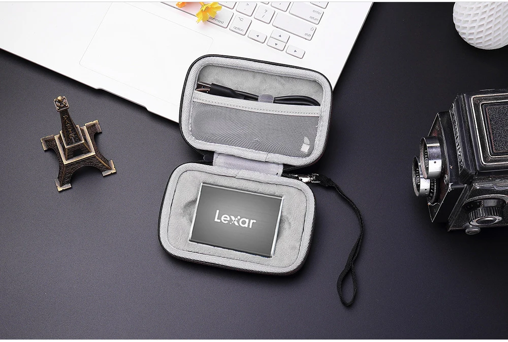 Новейший жесткий чехол для хранения из ЭВА для Lexar SL100 портативный 240 ГБ 512 ГБ SSD USB 3,1 внешний твердотельный накопитель