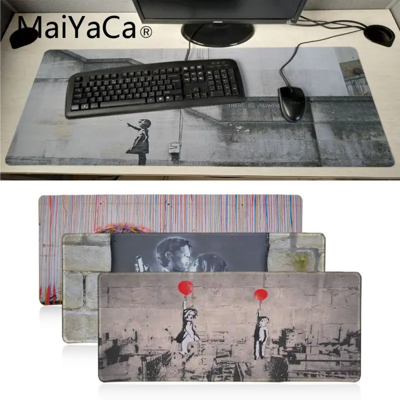 Maiyaca уличное искусство граффити резиновый коврик для мыши игровой alfombrilla xxl