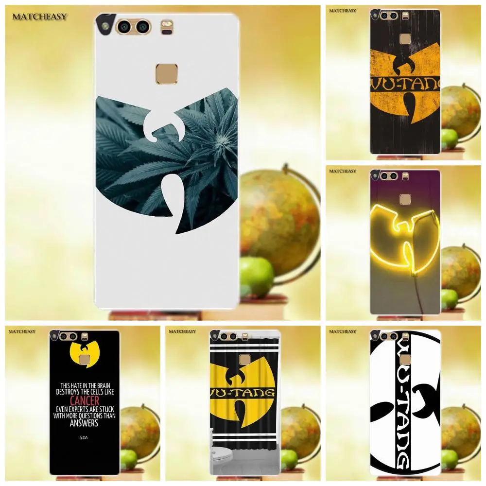 Мягкий ТПУ чехол с принтом Wu Tang Clan Music Band Логотип для Huawei G7 G8 Honor 5A 5C 5X 6 6X 7 8 V8 Mate 9 P7 P8