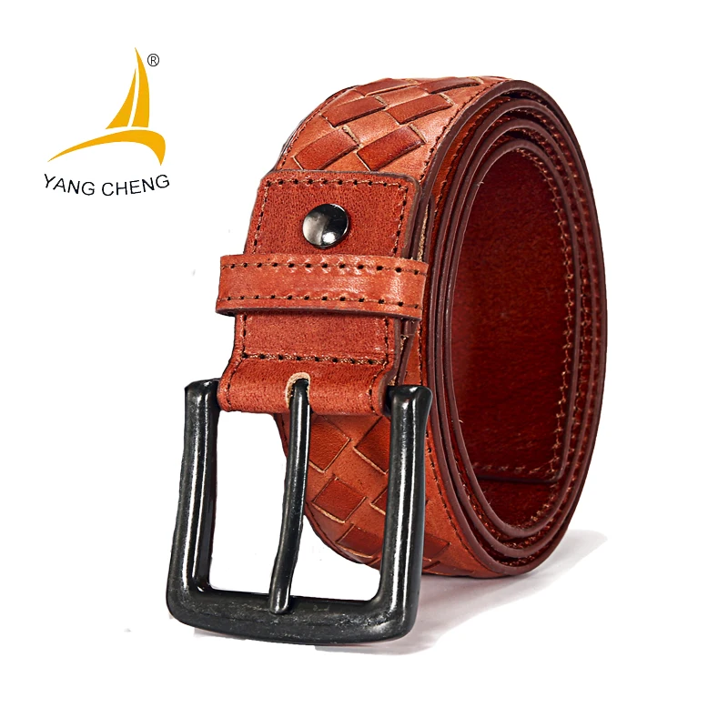 [CNYANGCHENG] модный бренд ремень высокого качества ручной работы натуральная кожа