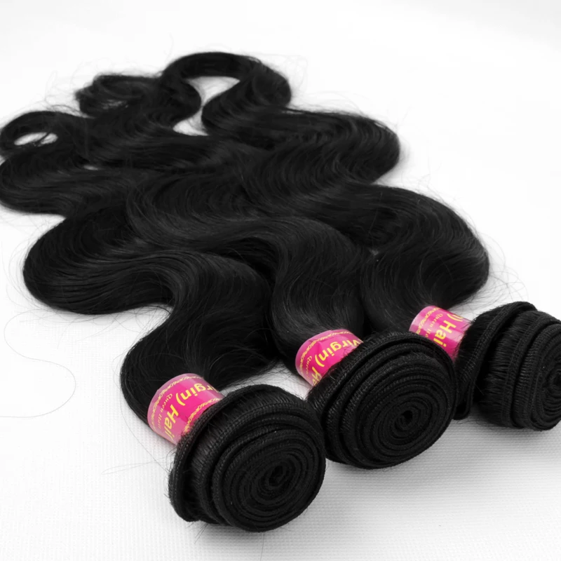 Ali queen продукты натуральные неокрашенные волосы пучки бразильского плетения - Фото №1