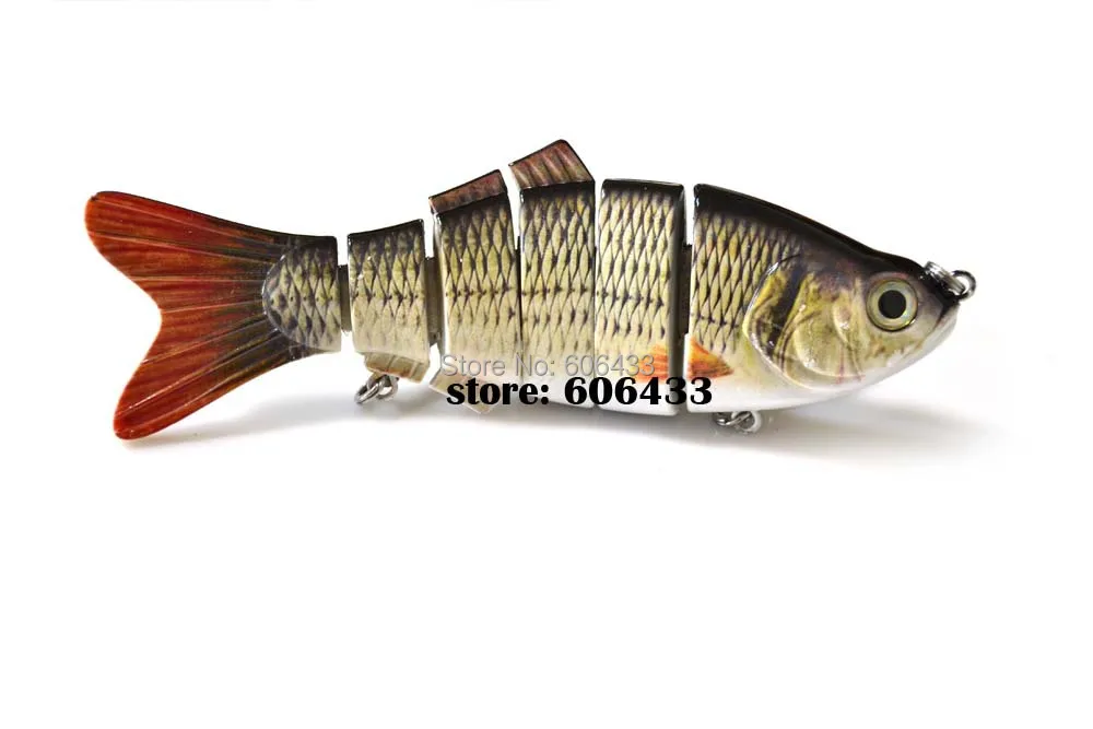 

Deep Sea Multi section Lure Fishing Fish Swing Lures 6 Segment Swimbait Crankbait 20cm/115g 8029-FL6B01 Free shipping